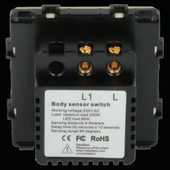 Bevægelsesdetektorer^Modul - Bevægelsessensor DC SMART HOME guld