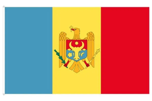 Flag & Vindposer^Moldova flag
