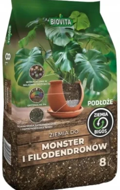 Jord & Sand^Monstera og Philodendron Jord Bigos 8L Professionelt Substrat