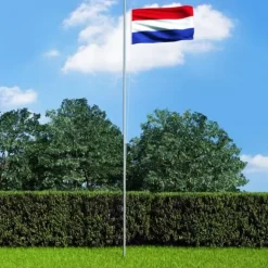 Flag & Vindposer^Mooistoerwonen Flag med flagstang Holland 6,2 m aluminium