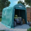 Clearance Mooistoerwonen Garagetelt 2,4x2,4 m PVC grøn Skure, Garager & Carports