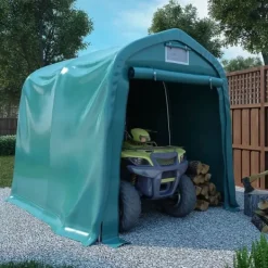 Clearance Mooistoerwonen Garagetelt 2,4x2,4 m PVC grøn Skure, Garager & Carports