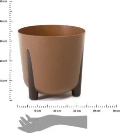 Clearance Moss ECO træ urtepotte, naturligt træ Krukker & Plantebeholdere
