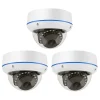 Sikkerhedsmonitorer & Videokameraer^5MP POE IP Kamera, Indendørs Dome, Vandal-sikker,3pc 5MP POE Kamera, 2.8mm