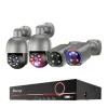 Sikkerhedsmonitorer & Videokameraer^8MP Sikkerhedskamerasystem, Natvision, AI Detektion, To-Vejs Lyd,