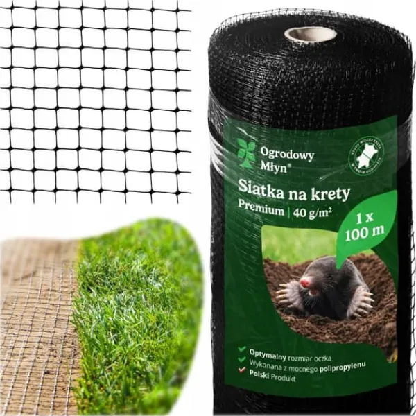Muldvarpe net 40g 1x100mOgrodowy Młyn Skadedyrsfælder