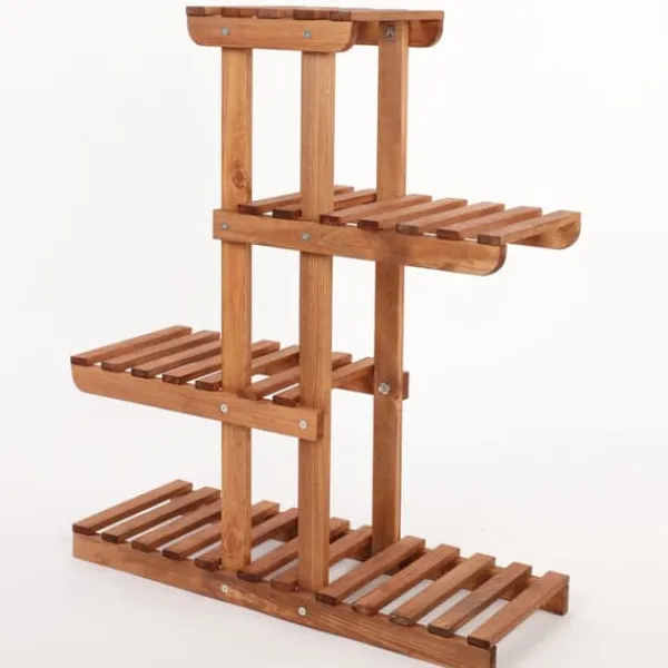 Plantestativer^Multilevel blomsterstativ 5-hyldet RKA /82x68x25/ Brun