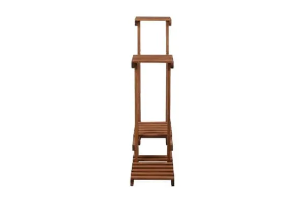 Plantestativer^Multilevel blomsterstativ 5-hyldet RKB /95x116x25/ Brun