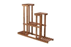 Plantestativer^Multilevel blomsterstativ 5-hyldet RKB /95x116x25/ Brun