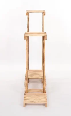 Plantestativer^Multilevel plant stand 5-tier RKB /95x116x25/ Naturligt patineret