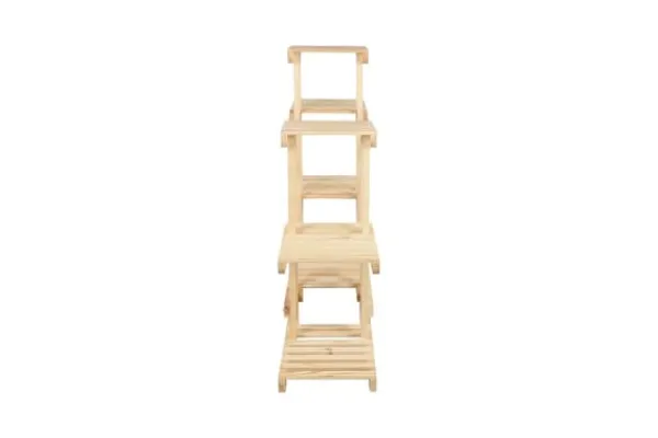 Best Multilevel træblomsterpotte RKB /95x116x25/ Naturlig Plantestativer