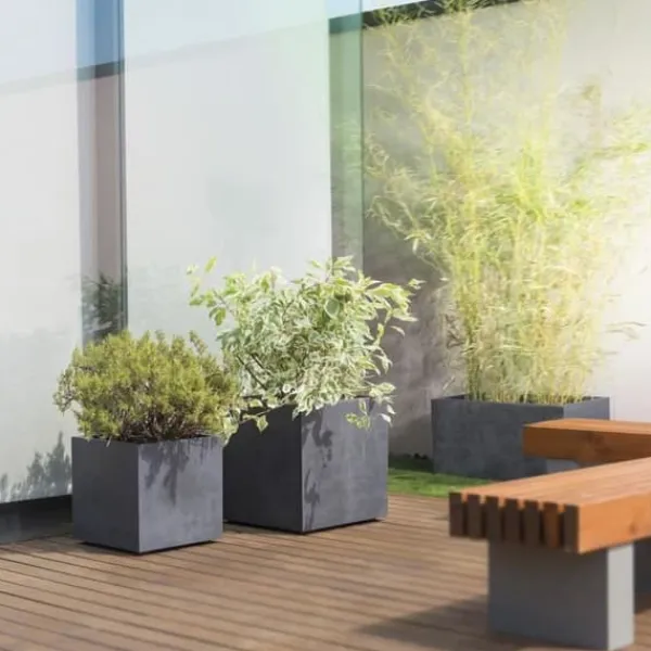 Muret Planter - DEROMA - Millennium R - Antracit - Med vattenreserv - 79 cm Krukker & Plantebeholdere