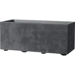 Krukker & Plantebeholdere^Muret Planter - DEROMA - Millennium R - Antracit - Med vattenreserv - 59 cm