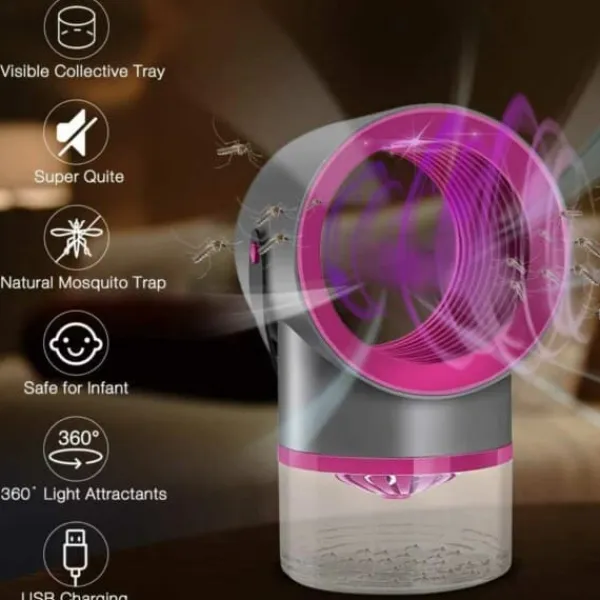 Insektmiddel & Dyreafvisende Middel^Mygfangere UV Mosquito Killer Insect Killer USB