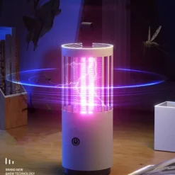 Insektmiddel & Dyreafvisende Middel^Myggdödslampa Elektrisk chock Stark sug USB Uppladdningsbar Myggfälla Lampa Zapping Light för inomhus utomhus Uppladdningsbar (Elektrisk chock och St | CDON