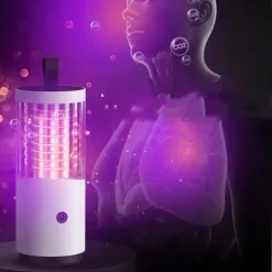 Insektmiddel & Dyreafvisende Middel^Myggdödslampa Elektrisk chock Stark sug USB Uppladdningsbar Myggfälla Lampa Zapping Light för inomhus utomhus Uppladdningsbar (Elektrisk chock och St | CDON