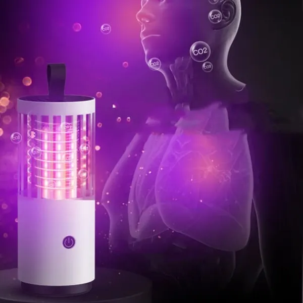Insektmiddel & Dyreafvisende Middel^Myggdödslampa Elektrisk chock Stark sug USB Uppladdningsbar Myggfälla Lampa Zapping Light för inomhus utomhus Uppladdningsbar (Elektrisk chock och St | CDON