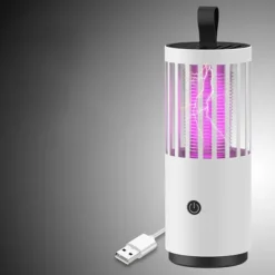 Insektmiddel & Dyreafvisende Middel^Myggdödslampa Elektrisk chock Stark sug USB Uppladdningsbar Myggfälla Lampa Zapping Light för inomhus utomhus Uppladdningsbar (Elektrisk chock och St | CDON