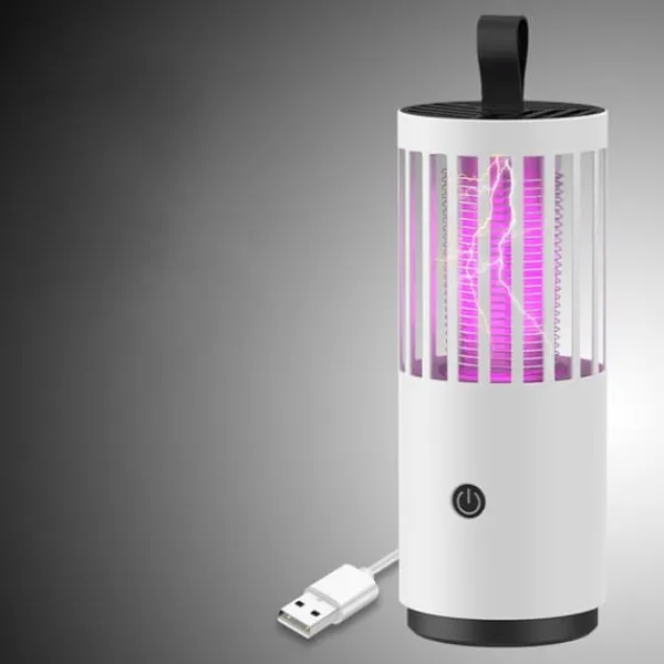 Insektmiddel & Dyreafvisende Middel^Myggdödslampa Elektrisk chock Stark sug USB Uppladdningsbar Myggfälla Lampa Zapping Light för inomhus utomhus Uppladdningsbar (Elektrisk chock och St | CDON