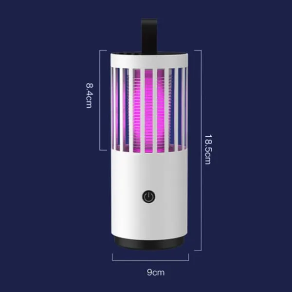 Insektmiddel & Dyreafvisende Middel^Myggdödslampa Elektrisk chock Stark sug USB Uppladdningsbar Myggfälla Lampa Zapping Light för inomhus utomhus Uppladdningsbar (Elektrisk chock och St | CDON