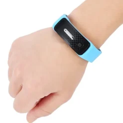 Hot Myggeafvisende Armbånd USB Opladning Ultralyd Myggeafvisende Armbåndsur Blå Insektmiddel & Dyreafvisende Middel