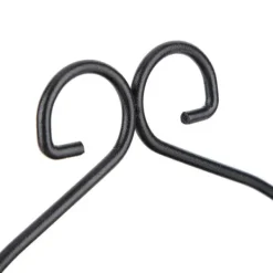 Insektmiddel & Dyreafvisende Middel^Myggespiralholder Metal Askeholder Rund Bærbar Spiral Røgelsesboks (Sort)