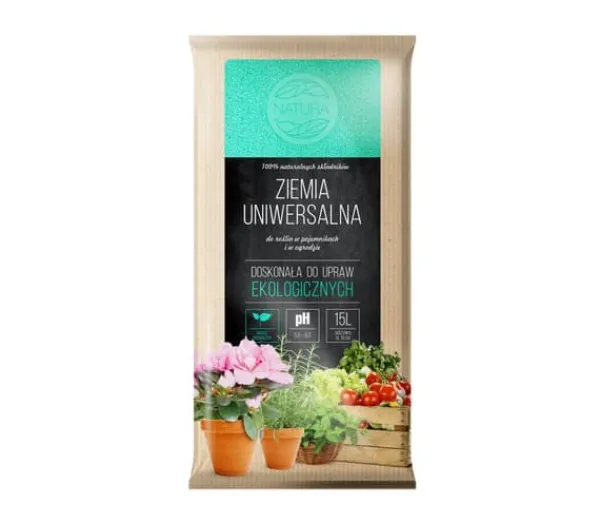 NATURA Universal Soil, perfekt til økologisk landbrug, 15L Jord & Sand