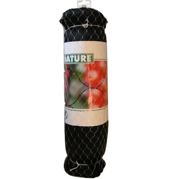 Til Fugle & Småvildt^NATURE Primo 10 x 10 m sort fuglenet - 28 mm maske - 12 gr/m² polyethylen