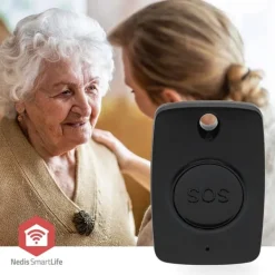Sensorer Til Sikkerhedssystemer^Nedis Smart Panikknap | Zigbee 3.0 | Energi fra batteritype: CR2450 | Sort