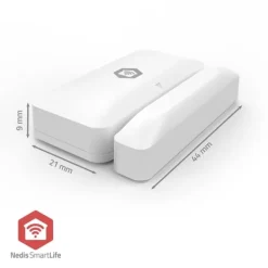 Sensorer Til Sikkerhedssystemer^Nedis SmartLife Dørvinduessensor | Zigbee 3.0 | Batteri | Android™ / IOS | Hvid
