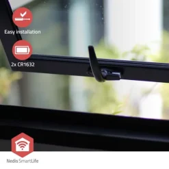 Sensorer Til Sikkerhedssystemer^Nedis SmartLife Dørvinduessensor | Zigbee 3.0 | Batteri | Android™ / IOS | Hvid