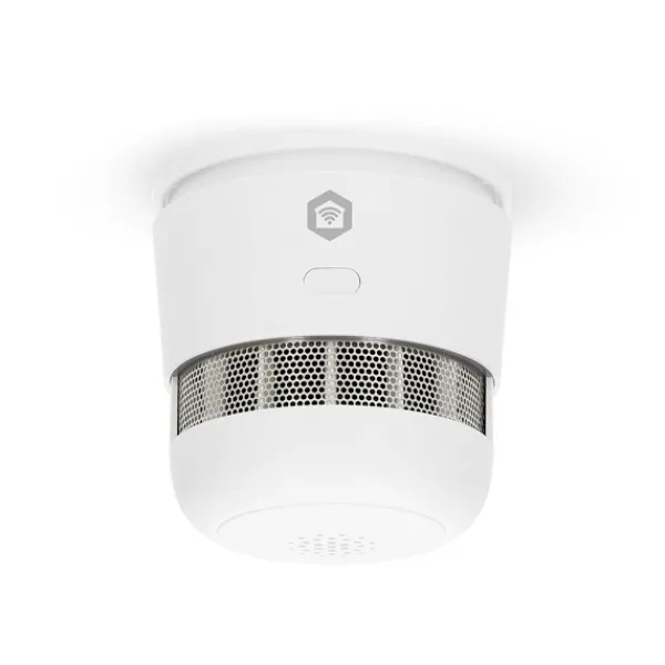 Nedis SmartLife Røgalarm | Batteri | Sensorlevetid: 10 År | EN 14604 | Maks. batteritid: 36 Måned | 85 dB | Hvid | 1 stk Røg- & Kulmonoxiddetektorer