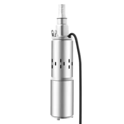 New Nedsænkelig dybbrøndspumpe - 12V solpumpe - 180 W - Løftehøjde 30 m - Rustfrit stål - Vanding & have - EU-stik Vanding