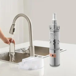 New Nedsænkelig dybbrøndspumpe - 12V solpumpe - 180 W - Løftehøjde 30 m - Rustfrit stål - Vanding & have - EU-stik Vanding