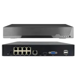 Best Netværksvideooptager, 4K opløsning, 8-kanals POE,8CH, Ingen, EU Stik Sikkerhedsmonitorer & Videokameraer