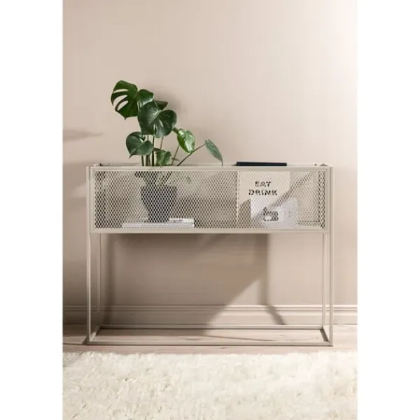 Havekurve^Netz kurv blomsterkasse 30x110cm beige.