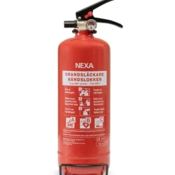 Nexa Brandslukker Rød 2kg 13A Brandslukkere
