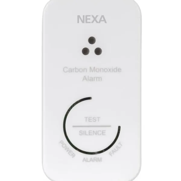 Røg- & Kulmonoxiddetektorer^Nexa CMA-968/10Y Bærbar kuliltealarm 10 år