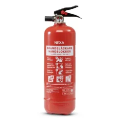 Outlet Nexa Fire & Safety Brandsläckare Röd 1kg 8A Brandslukkere