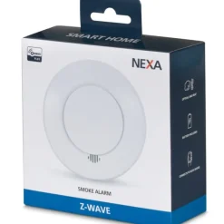 Røg- & Kulmonoxiddetektorer^nexa ZSD-109 Z-Wave Trådlös optisk brandvarnare