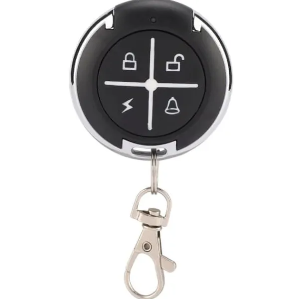 Skure, Garager & Carports^4-nøgle sort rund automatisk kopi garageport trådløs fjernbetjening (433MHZ)