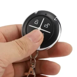 Skure, Garager & Carports^4-nøgle sort rund automatisk kopi garageport trådløs fjernbetjening (433MHZ)