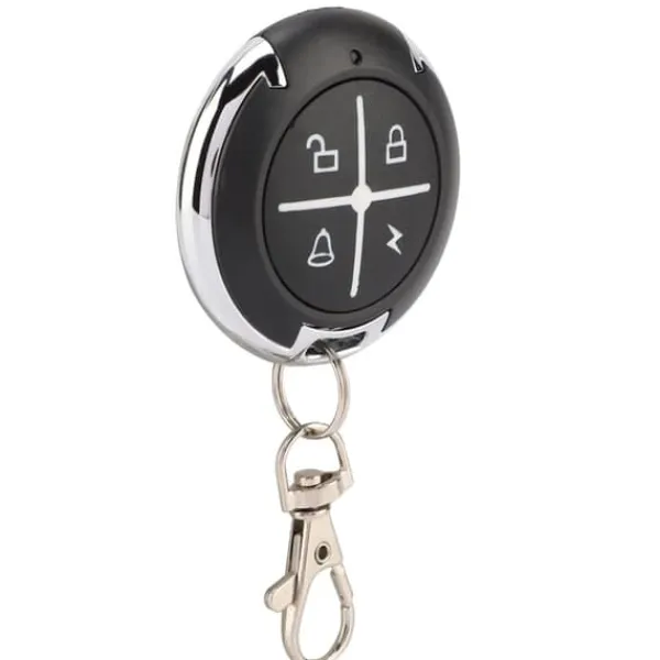 Skure, Garager & Carports^4-nøgle sort rund automatisk kopi garageport trådløs fjernbetjening (433MHZ)