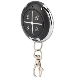 Skure, Garager & Carports^4-nøgle sort rund automatisk kopi garageport trådløs fjernbetjening (433MHZ)