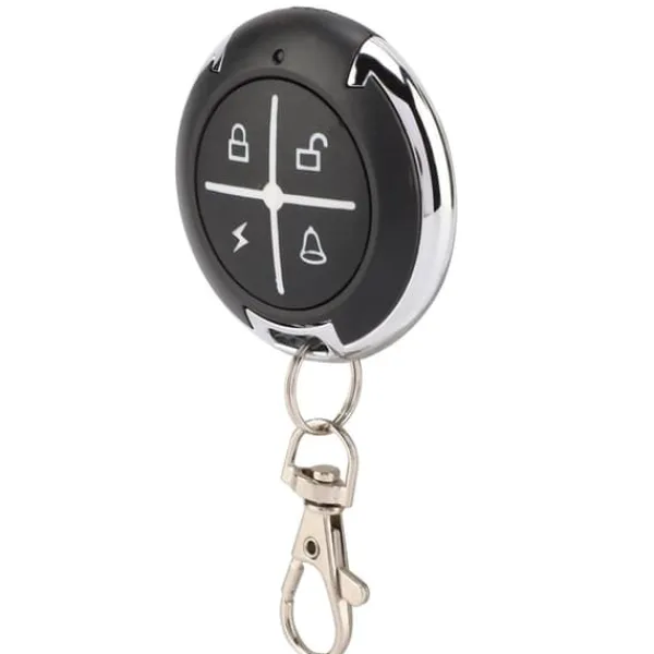 Skure, Garager & Carports^4-nøgle sort rund automatisk kopi garageport trådløs fjernbetjening (433MHZ)
