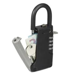 Outlet Nøgleskab, 14.5x6x2 cm, Sort Pengeskabe