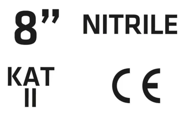 Sale Nitrilbelagte havehandsker, blomstermønster, størrelse 8" Haveværktøj
