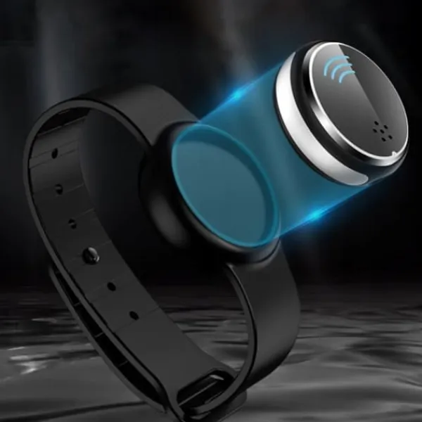 Insektmiddel & Dyreafvisende Middel^NoBzzz MYGGEBÅND ULTRASONISK EFFEKTIV SORT