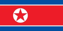Flag & Vindposer^Nordkorea flag