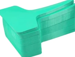 New OBOSOE 100 stk vandtætte plastplanteetiketter - T-formede, tykke sorte etiketter til have og planteskole Krukker & Plantebeholdere